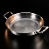 Hand-Hammered Titanium Pan with Two Side Handles