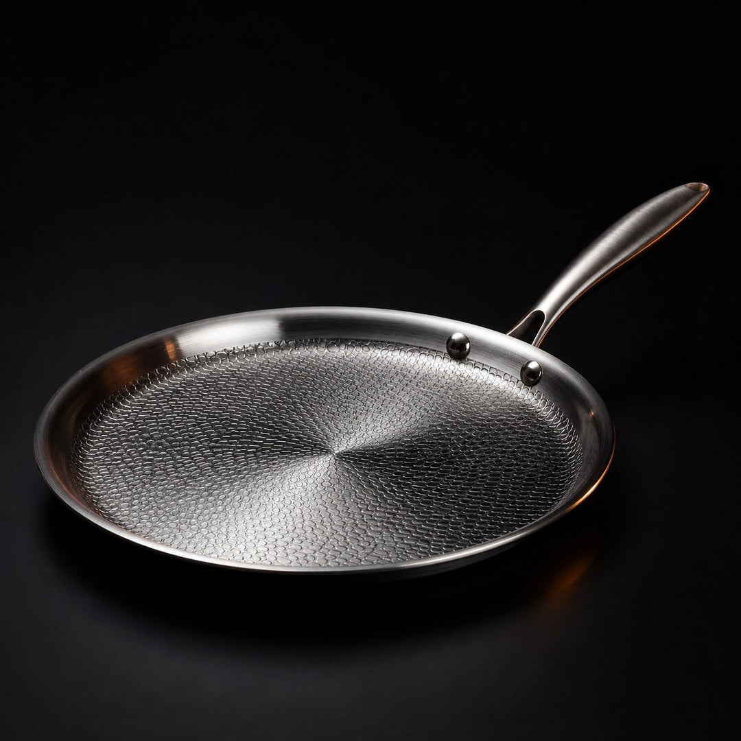 Hand-Hammered Titanium Crêpe Pan, PFAS-Free
