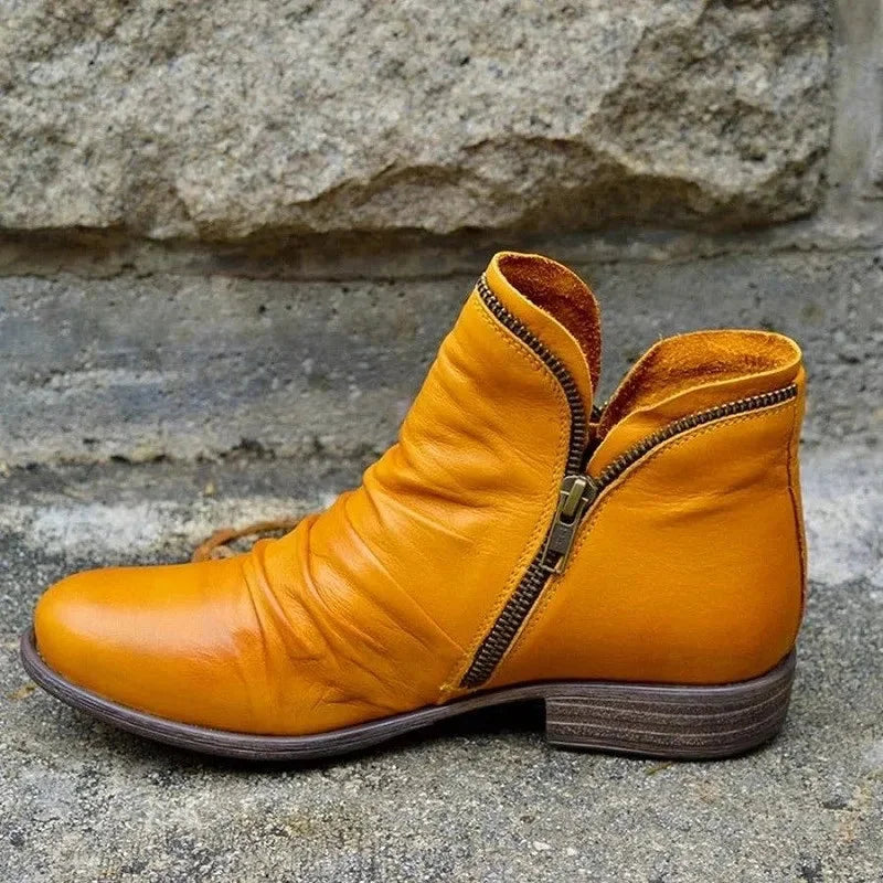 Supportive Slip-On Ankle Boots