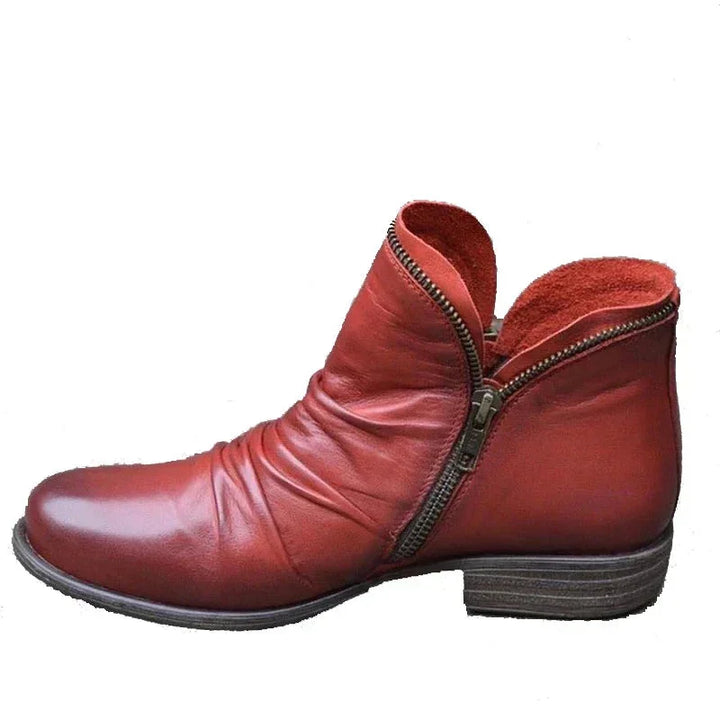 Supportive Slip-On Ankle Boots