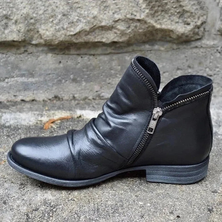 Supportive Slip-On Ankle Boots