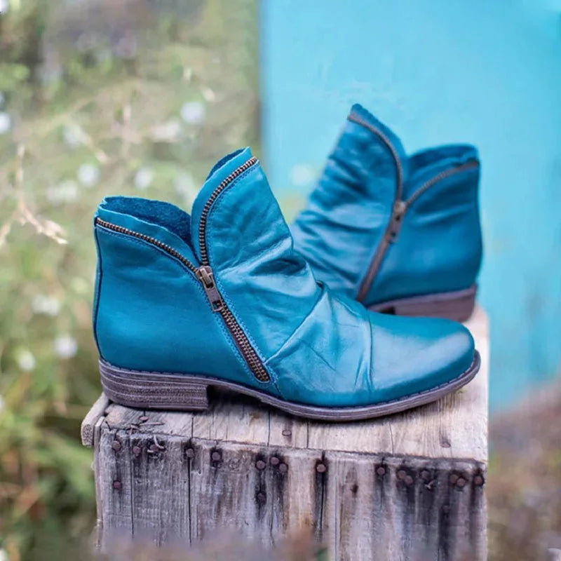 Supportive Slip-On Ankle Boots