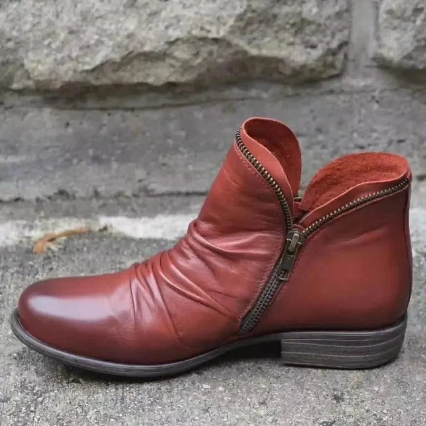 Supportive Slip-On Ankle Boots