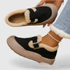Women's Suede Slippers with Sherpa Fleece Trim