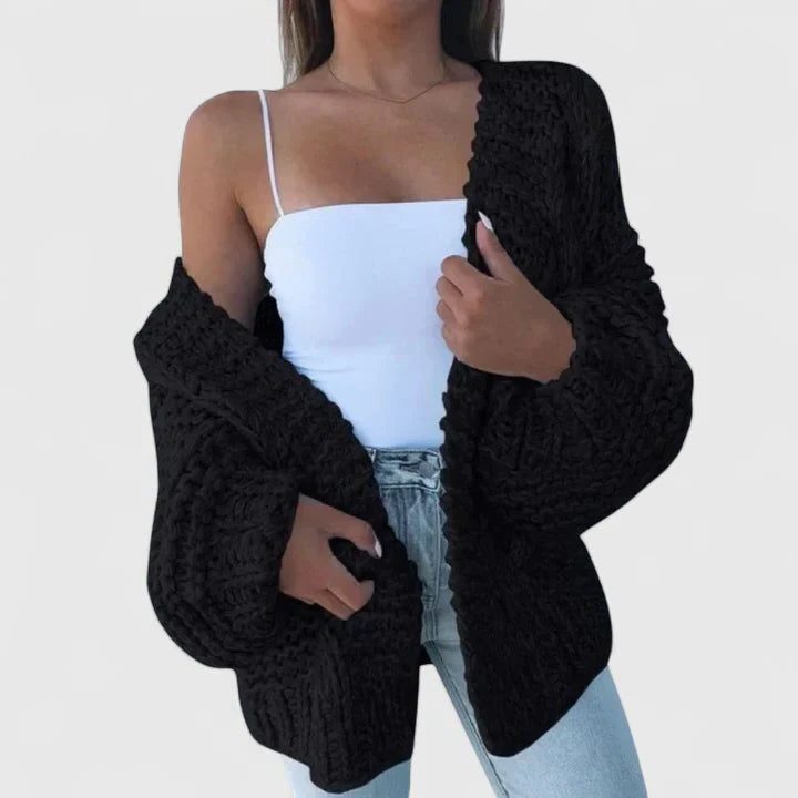 Chunky Knit Oversized Cardigan for Women