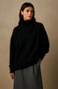 Cashmere Oversized Sweater with Roll Neck for Women