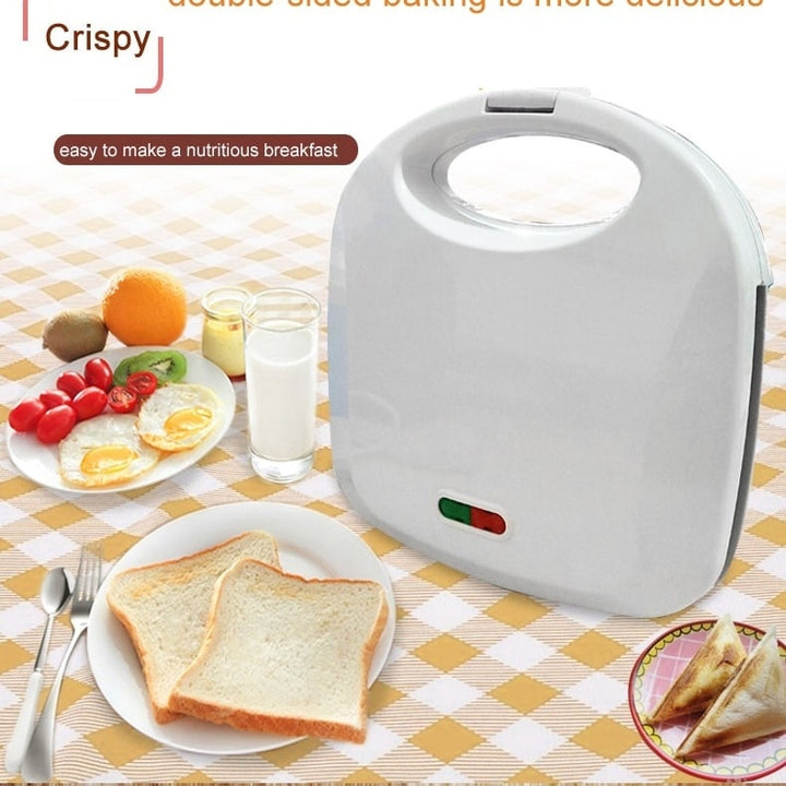 Panini Sandwich Press Grill and Maker with Non-Stick Triangle Plates Electric Breakfast Toaster