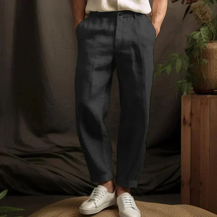Men’s Linen Casual Trousers – Airy Style for Summer Days