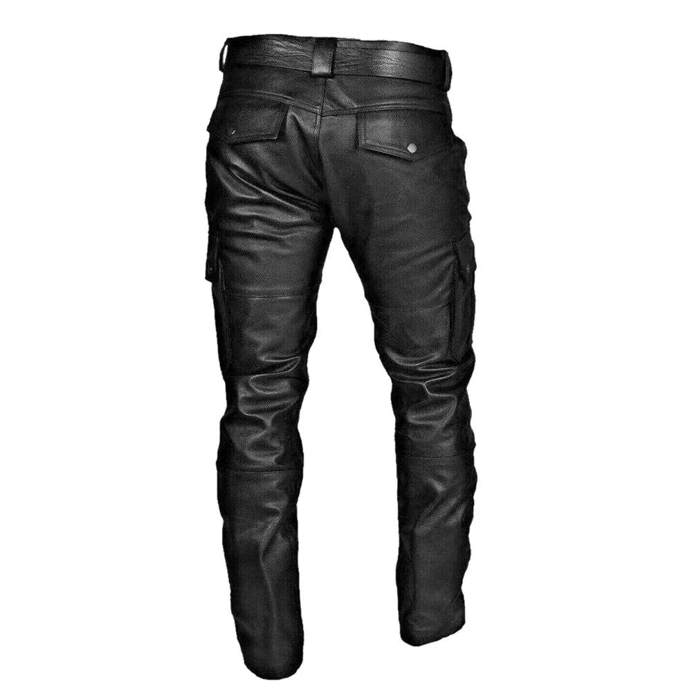 Men's Leather Biker-Style Pants – RoadVance