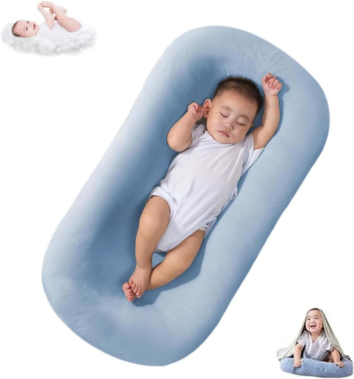 Baby Lounger Pillow - Soft Cotton | Nest for Babies 0-24 Months