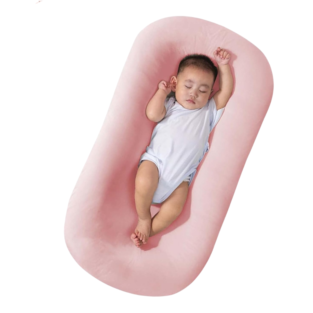 Baby Lounger Pillow - Soft Cotton | Nest for Babies 0-24 Months