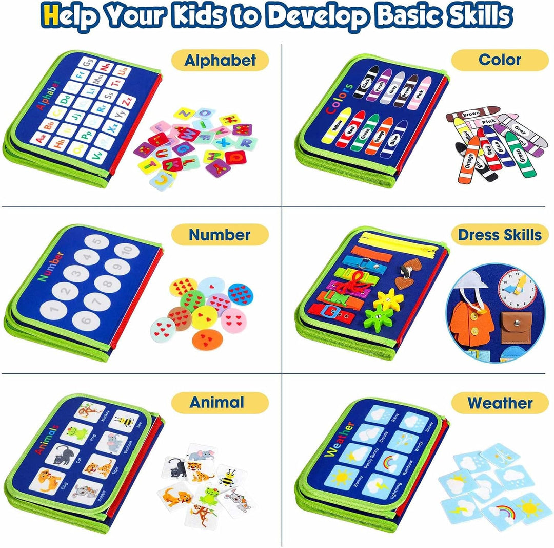 Montessori Busy Board Toy for Children - Educational