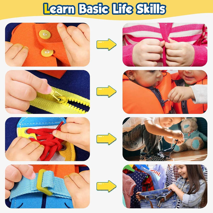 Montessori Busy Board Toy for Children - Educational