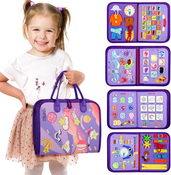Montessori Busy Board Toy for Children - Educational