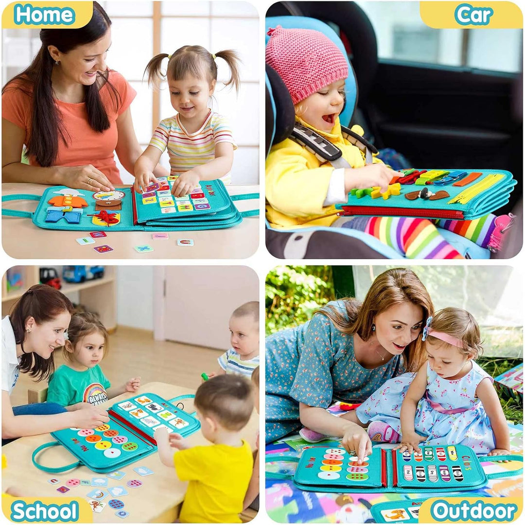 Montessori Busy Board Toy for Children - Educational