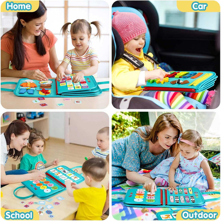 Montessori Busy Board Toy for Children - Educational