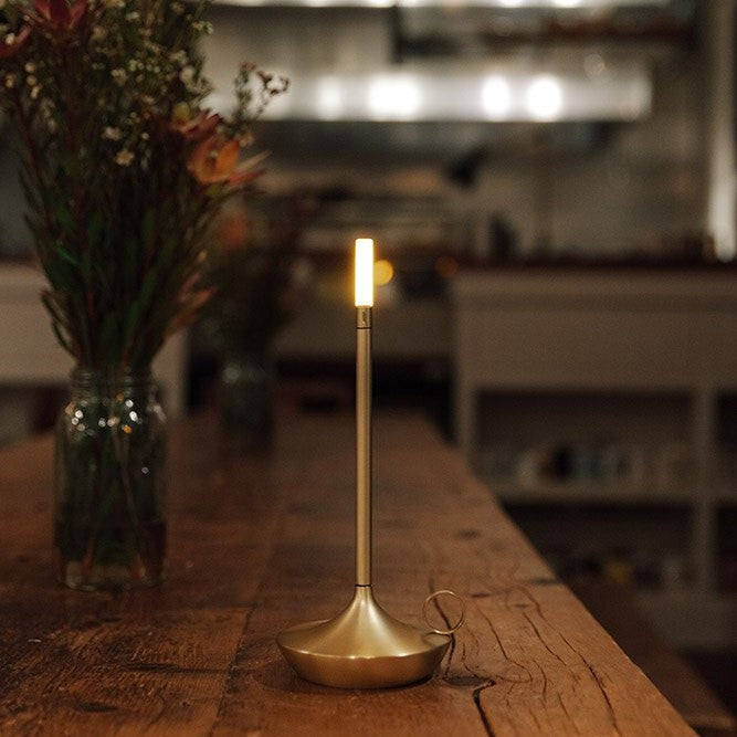 LumaGlow Dimmable LED Candle Lamp – Elegant and Cordless with Long Battery Life