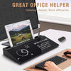 Plexiglass Whiteboard and Glass Dry Erase Board with Magnetic Desktop Organizer Marker