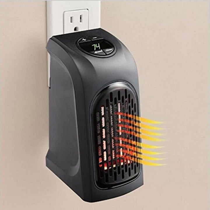 Plug in Heater Portable Electric Energy Efficient Digital Display and Ceramic Heating Elements