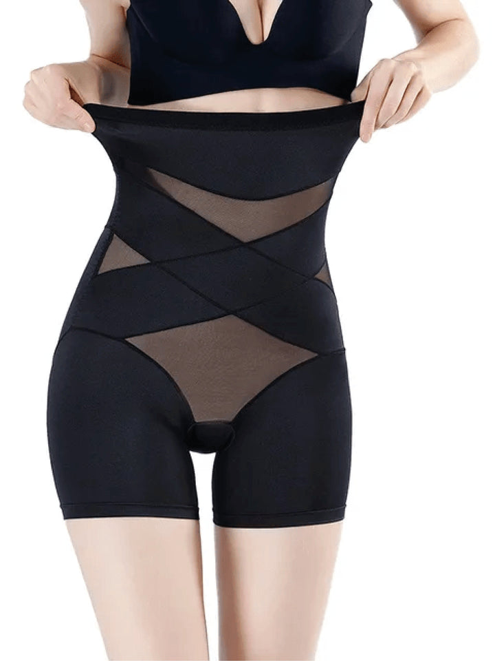 Olivia | Plus Size Shapewear High Waist Shorts Thigh Length