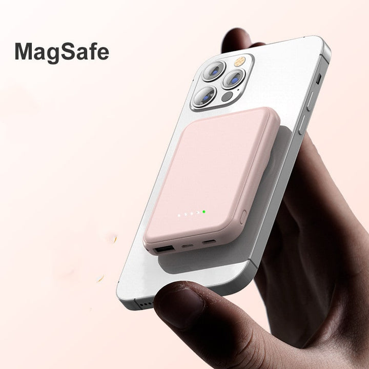 Portable Magnetic Fast Charging Power Bank with 10000mah Wireless and Slim Design Phone