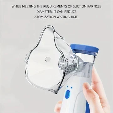 Portable Mesh Inhaler for Adults and Children – Quiet, USB-Rechargeable Inhaler