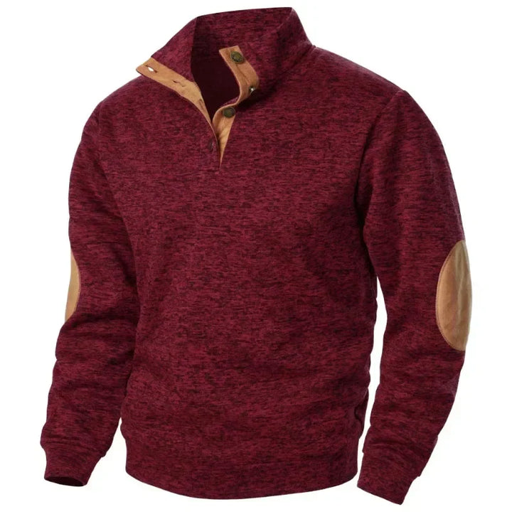Men's V-Neck Sweatshirt for Outdoor &amp; Casual Style