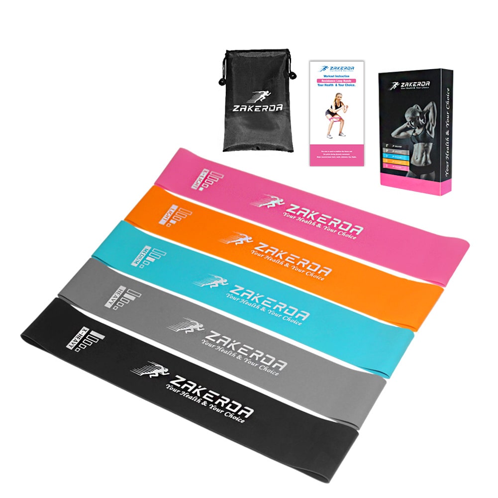 Resistance Bands with Color Code Indicators for Exercise Workout and Strength Training