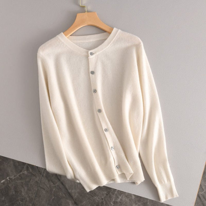 Cashmere Button-Down Cardigan for Women