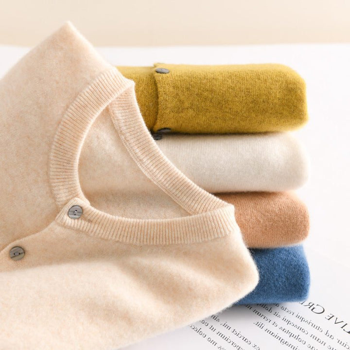 Cashmere Button-Down Cardigan for Women