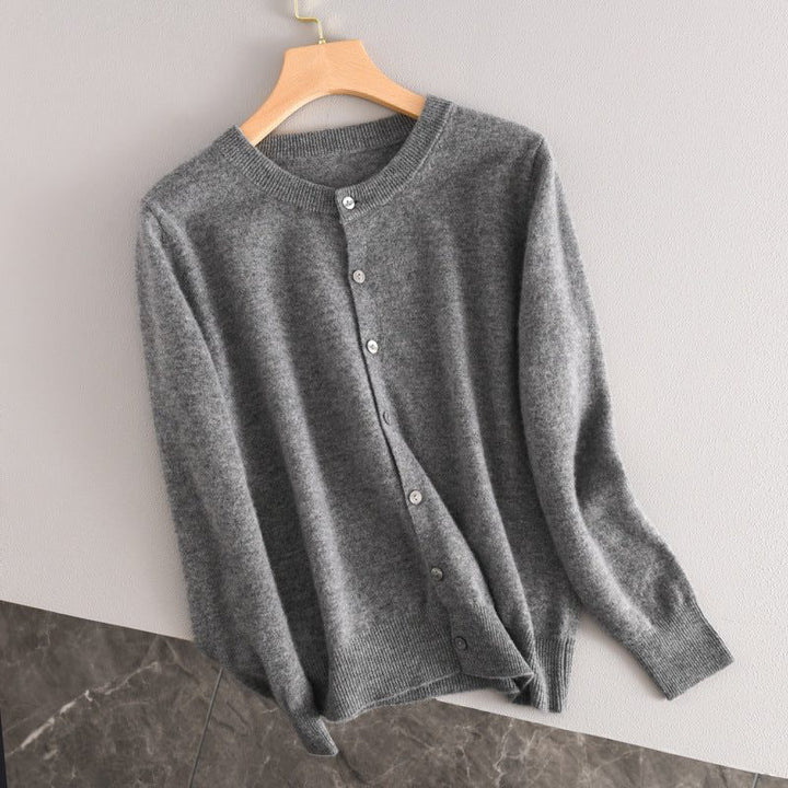 Cashmere Button-Down Cardigan for Women