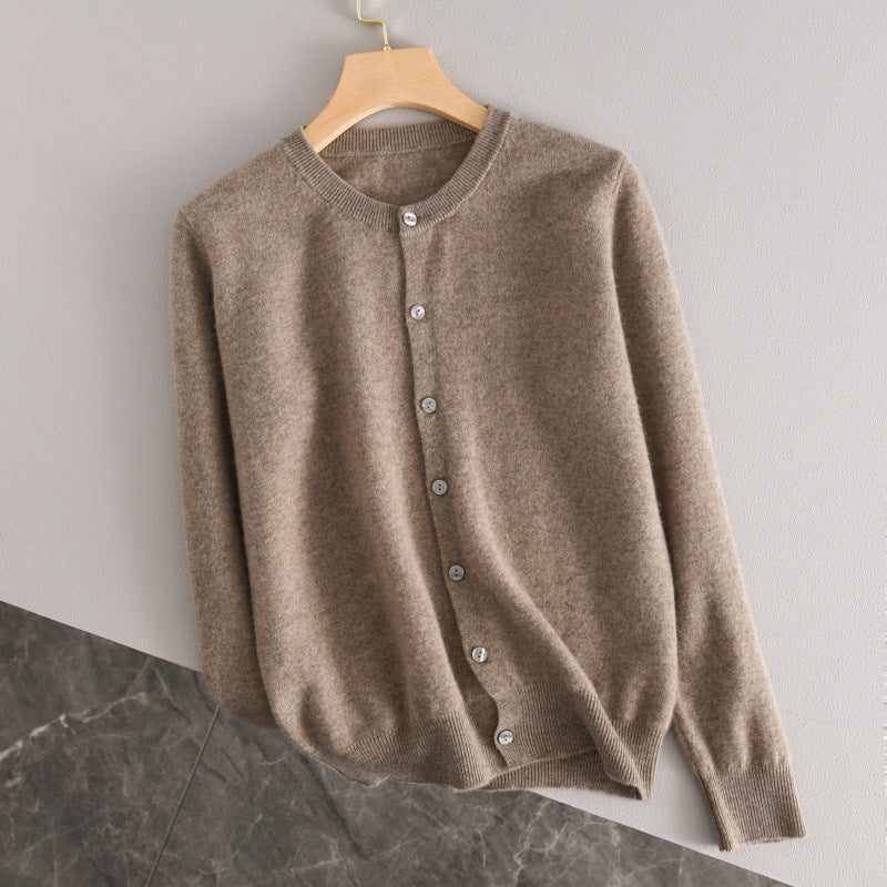 Cashmere Button-Down Cardigan for Women