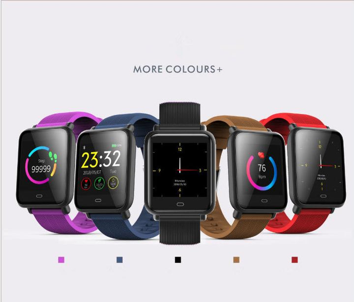 Rugged GPS Fitness Smartwatch with Heart Rate Monitor Waterproof Digital Touchscreen and Sport Strap