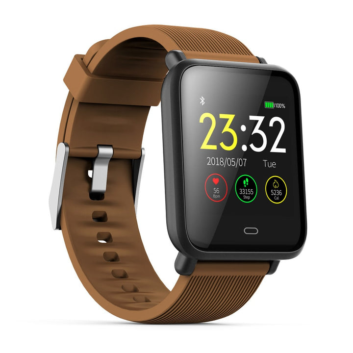 Rugged GPS Fitness Smartwatch with Heart Rate Monitor Waterproof Digital Touchscreen and Sport Strap