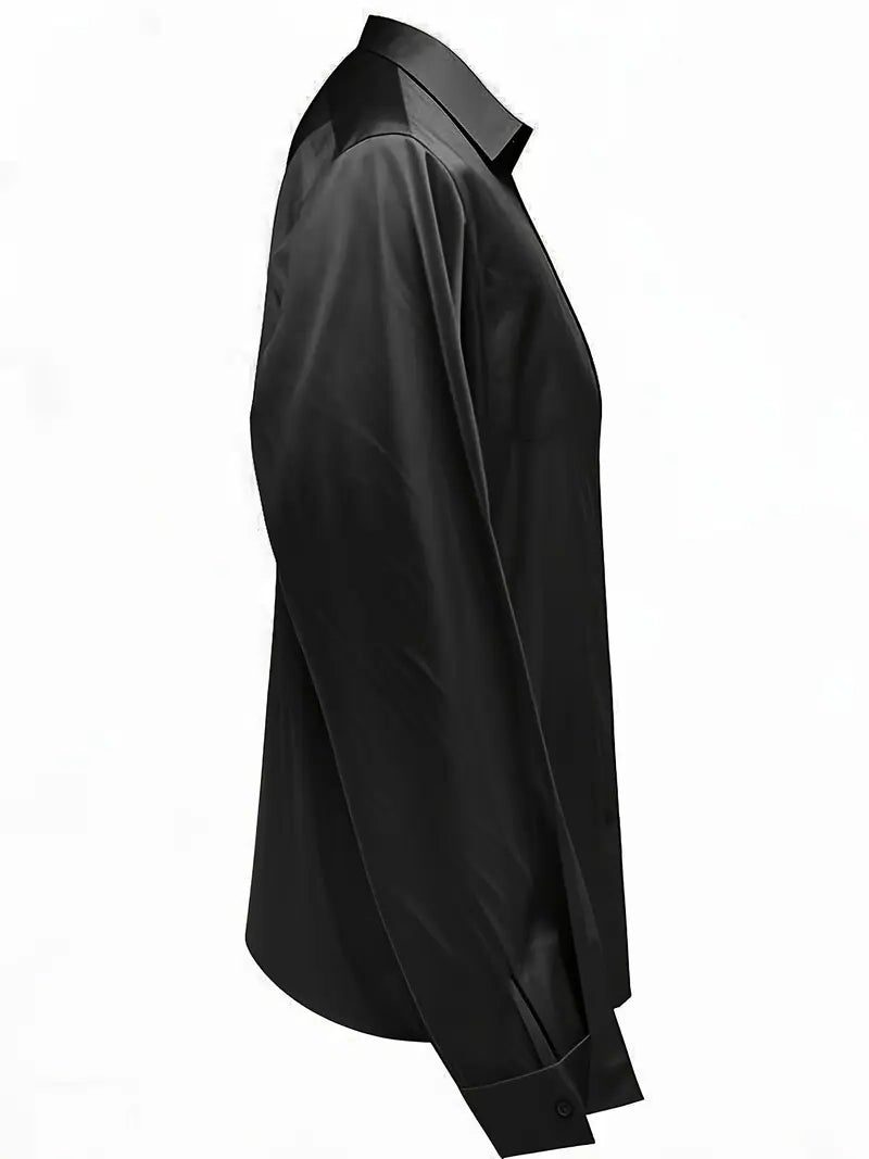Satin V-Neck Blouse for Women