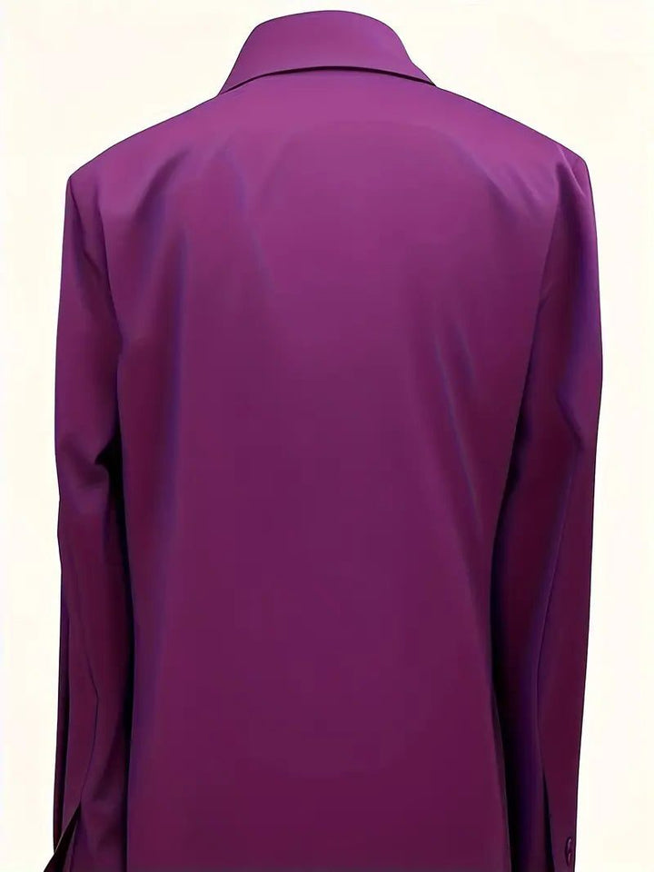 Satin V-Neck Blouse for Women