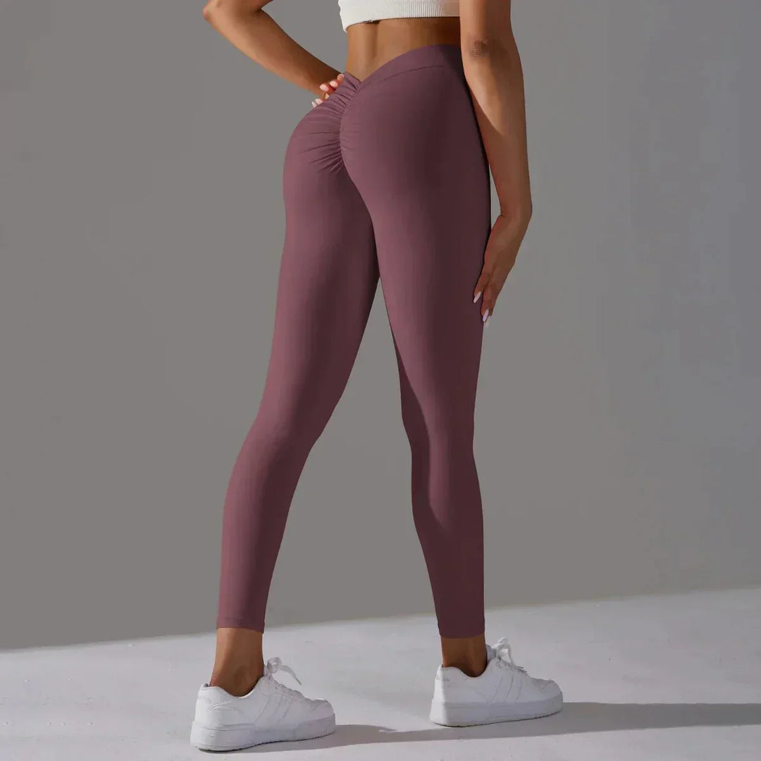 Scrunch Compression Yoga Gym Fitness Leggings – Sculpted Support for Every Move