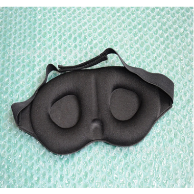 Silk Sleep Mask with 3D Contoured Memory Foam and Light Blocking Design With Headphones