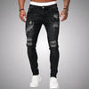 Men's slim-fit stretch jeans with rips – casual used-look denim for everyday wear