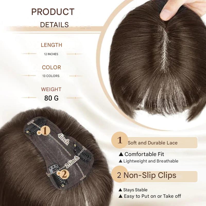 Clip-In Hair Extension with Fringe – Livia