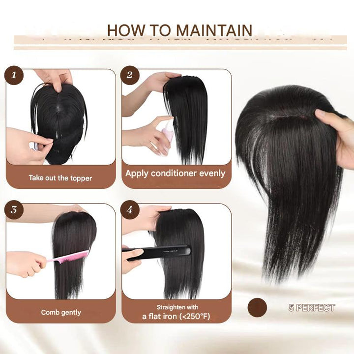 Clip-In Hair Extension with Fringe – Livia