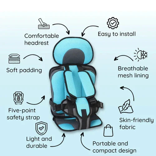 Portable Foldable Car Booster Seat for Children