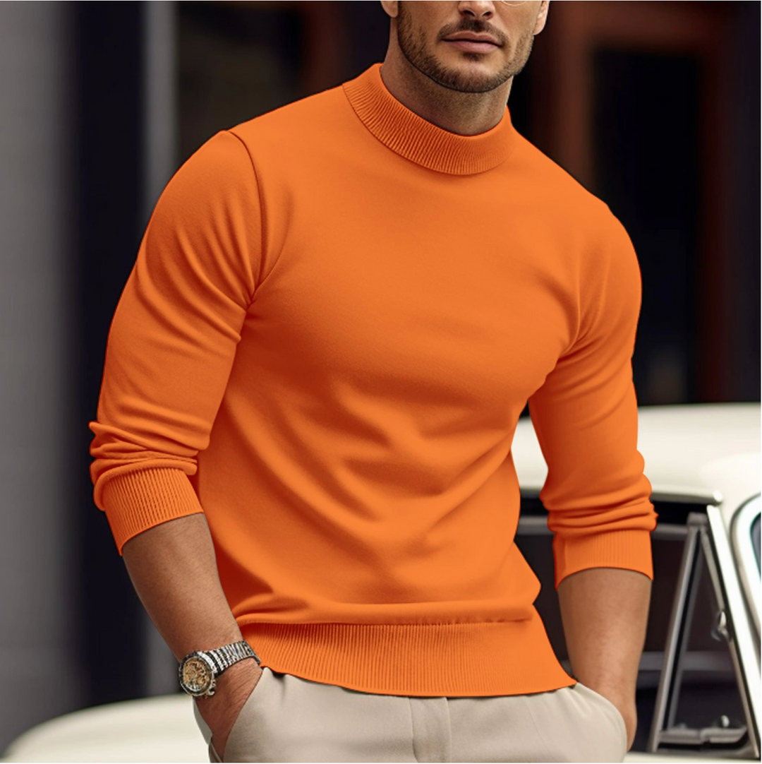Smart Men's Sweater - Long Sleeve - Comfort and Style