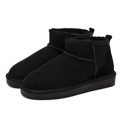Elegant Winter Ankle Boots with Fur for Women