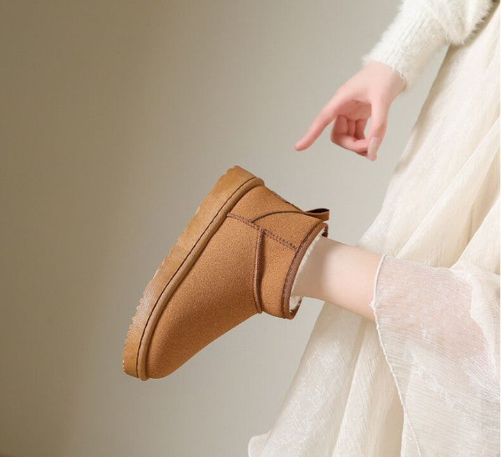Elegant Winter Ankle Boots with Fur for Women