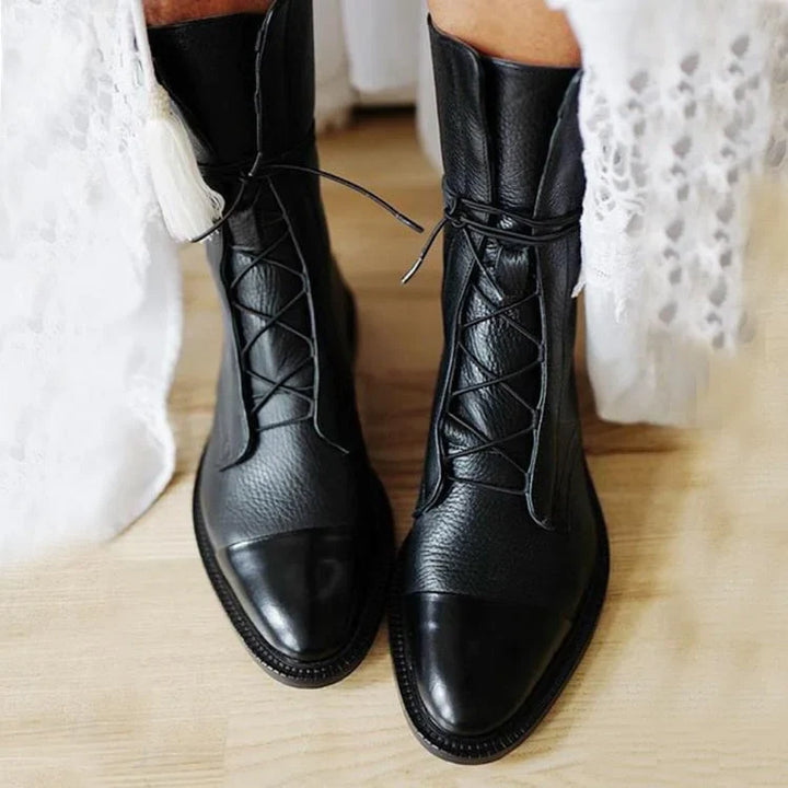 Comfortable Leather Ankle Boots