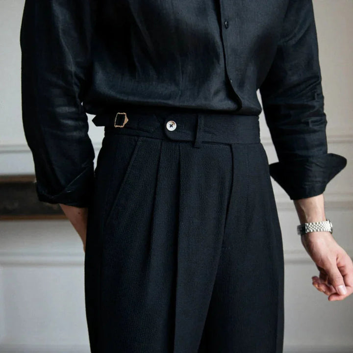 Men’s Modern Business Trousers – Clean Look with Relaxed Fit