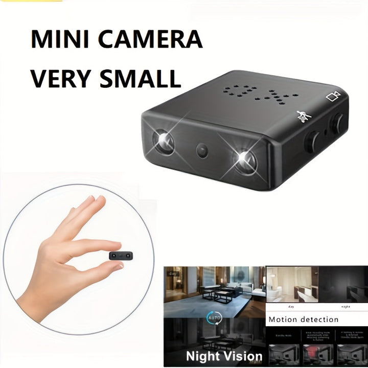 Ultra-Compact Mini Camera - Full HD | Night Vision & Motion Detection