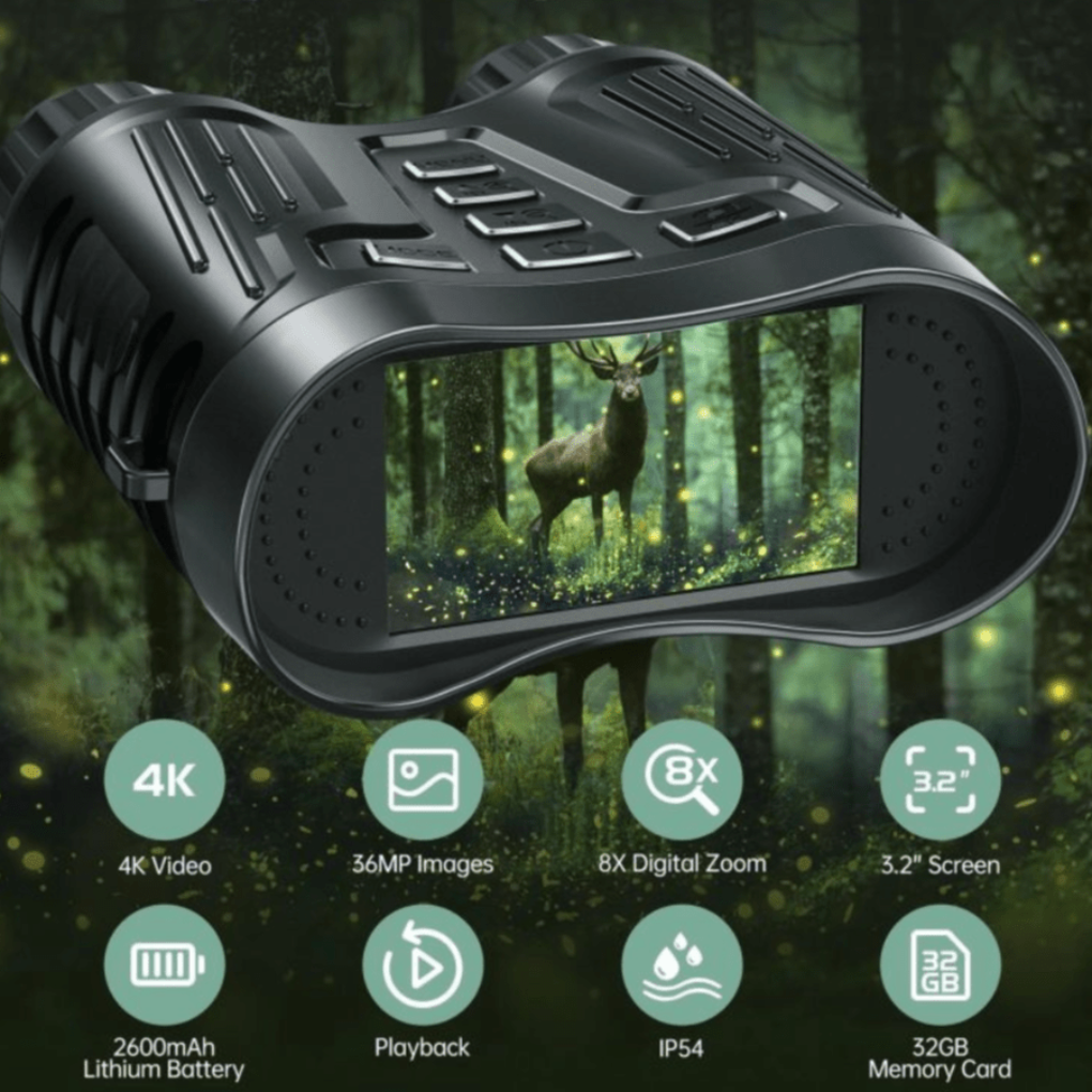 Ultra HD Night Vision IR Binoculars - Night Vision Binoculars - Wild Eye Vision