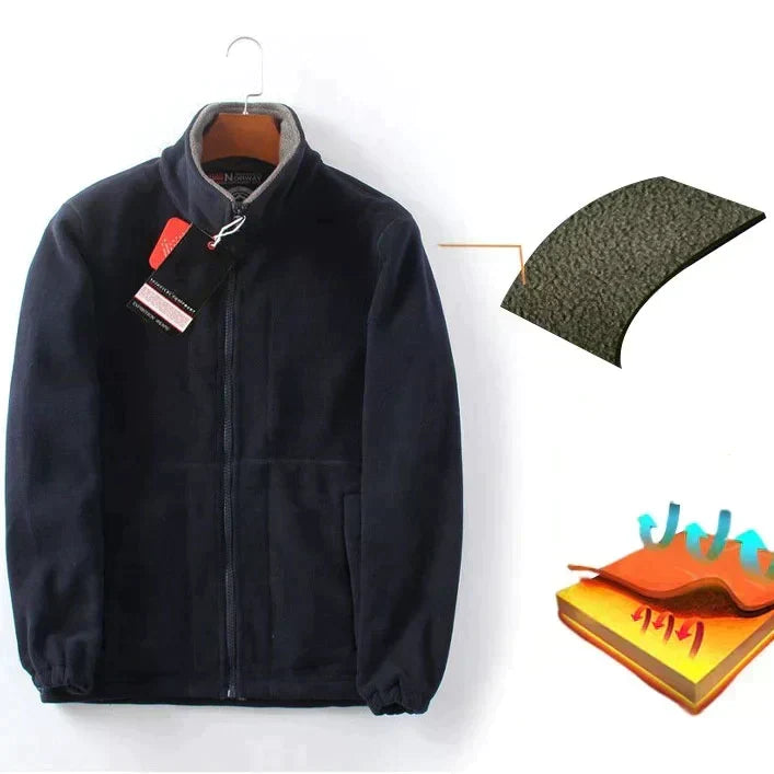 Ultra-Warm Unisex Fleece Jacket - Comfortable and Stylish